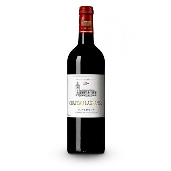 Château Lagrange 2010 steklenica – Saint-Julien Grand Cru Classé, Bordeaux Francija, Etiketa vina Château Lagrange 2010 -  francosko rdeče vino, Château Lagrange vinograd Saint-Julien – Bordeaux Francija, Château Lagrange 2010 premium rdeče vino