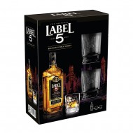 Label 5 Blended Scotch Whisky 0,7l - Darilno pakiranje