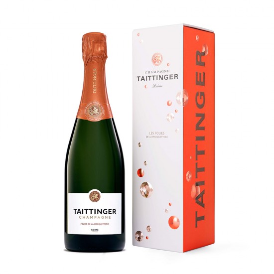 Folies de la Marquetterie 0,75l – Taittinger - darilna škatla