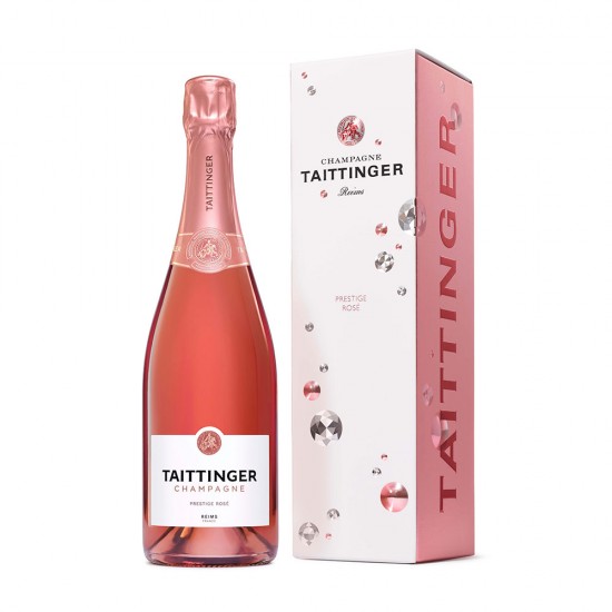 Prestige Rosé brut (neletniški) 0,75l - Taittinger - darilna škatla