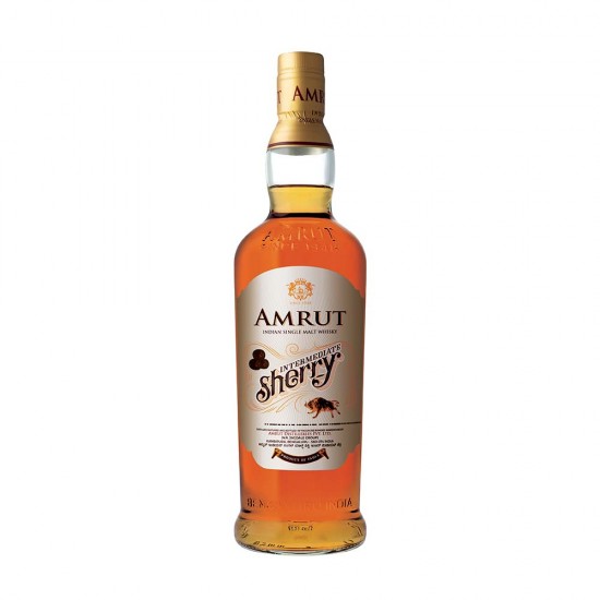 Amrut Sherry Matured Intermediate Single Malt, 0,7l – INDIJA-Whisky INDIJSKI