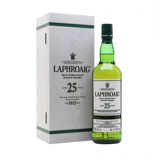 Laphroaig 25 yo 0,7l  v lesenem boxu