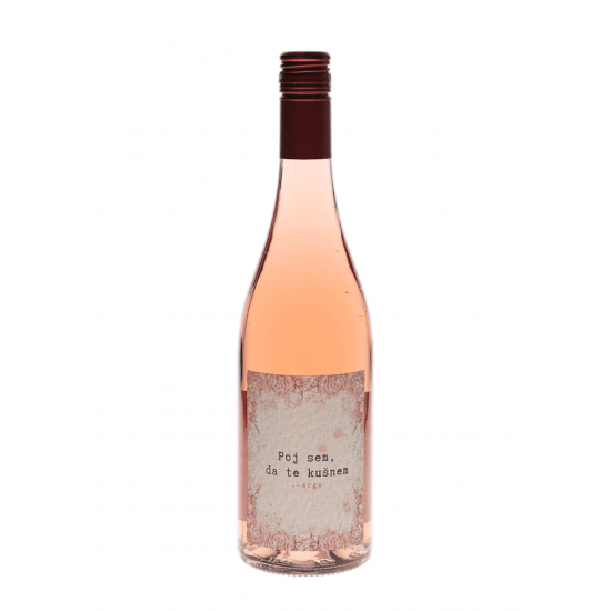 Žametna črnina + modra frankinja rose  suho/sec 0,75l – Joannes Protner